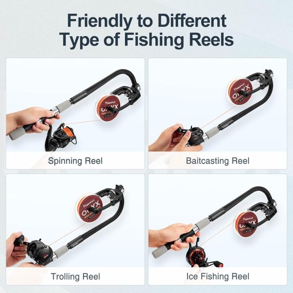 Piscifun Fishing Line Winder Spooler Machine Spinning Reel Spool Spooling Station System Automatic Spools Holder - Image 3
